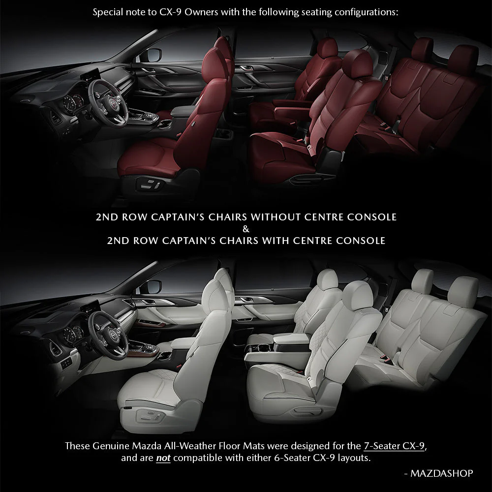 All-Weather Floor Mats (1st, 2nd & 3rd Rows) | Mazda CX-9 (2016-2018) - Image 5