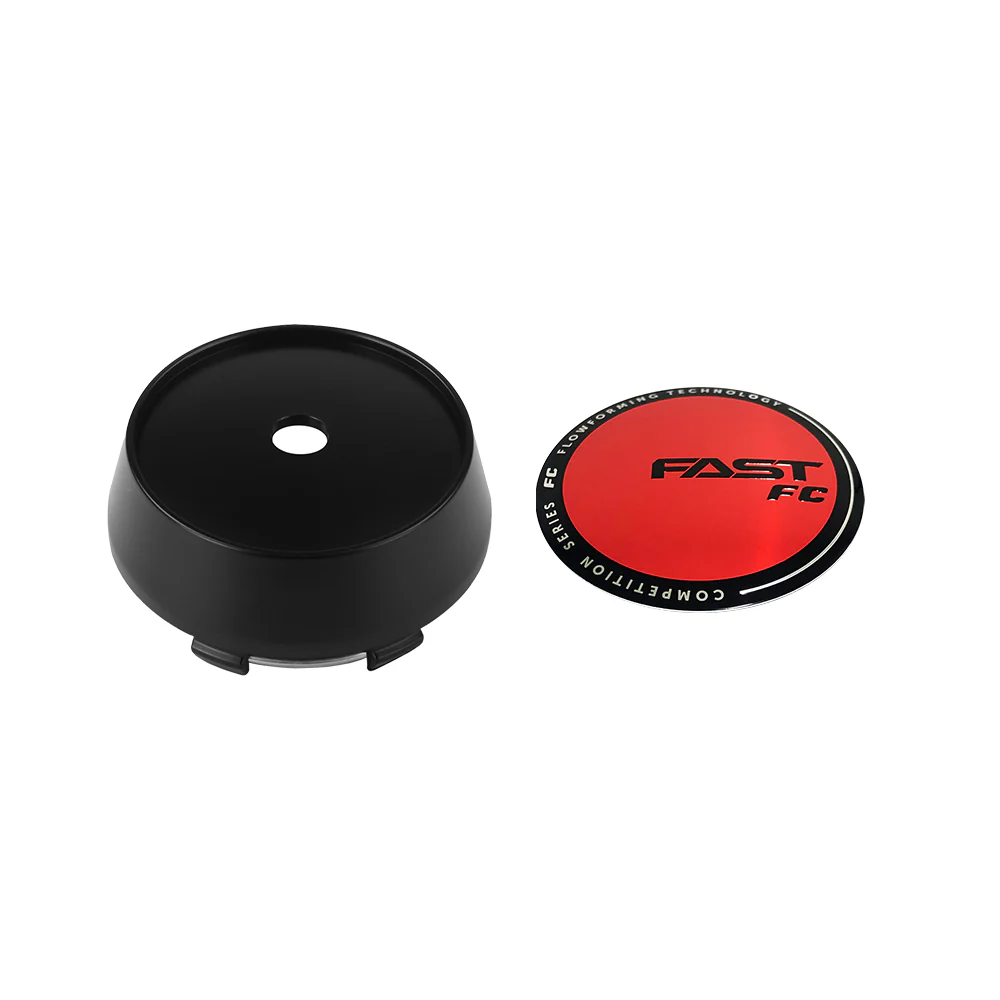 Center Cap, Low & High Types in Black or Red | Fast Wheels: FC Competition Series - Image 4