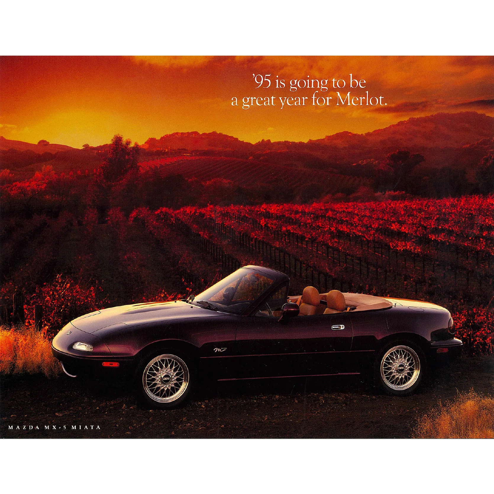 Center Cap, Mazda × BBS | Mazda MX-5 (1995) - Image 3