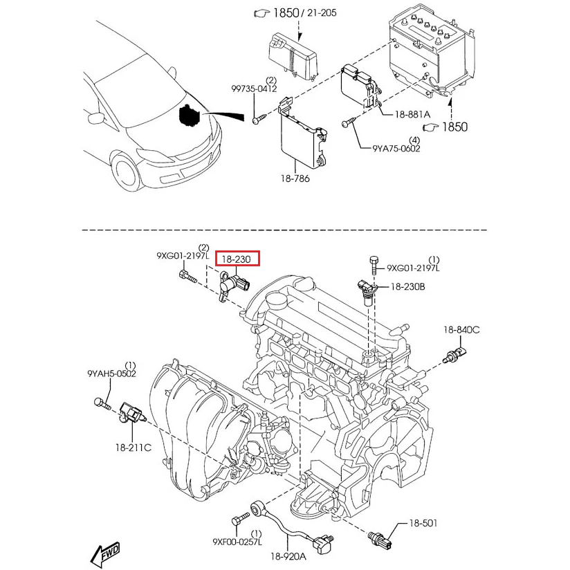 Crankshaft Position Sensor | Mazda5 (2008-2013) - Image 4