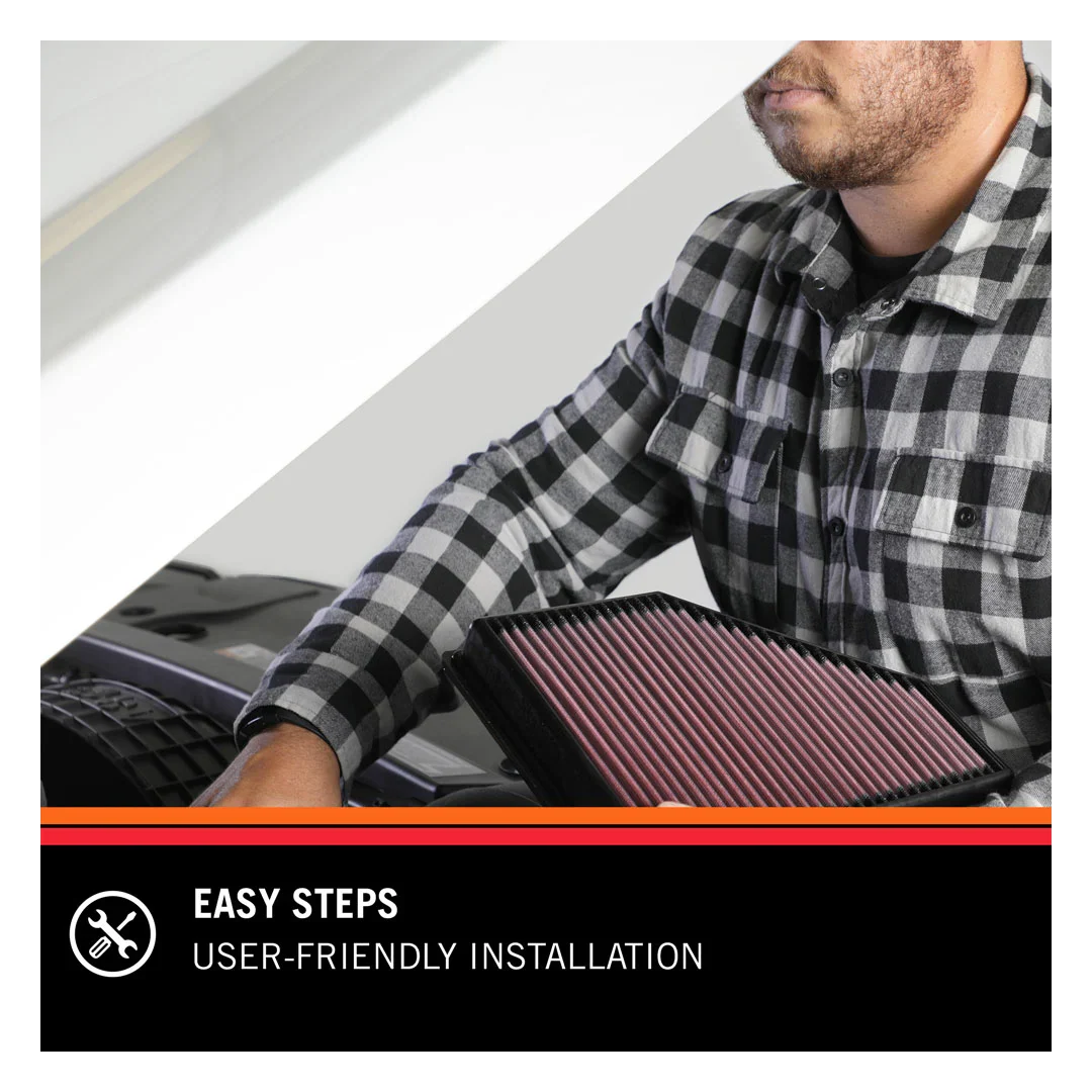 K&N Engine Air Filter Replacement | Mazda3 Sedan & Hatchback (2004-2013) and Mazdaspeed3 (2007-2013) - Image 3