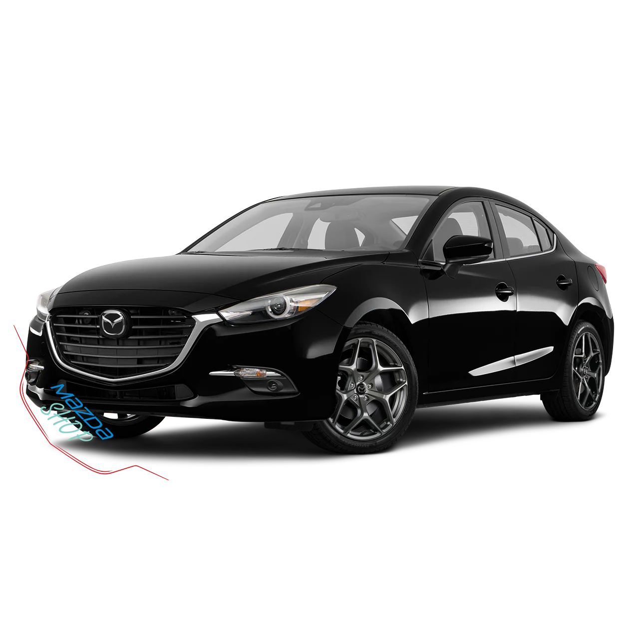 Mazda M012 Alloy Wheel (Matte Gunmetal) — 16", 17", 18", 20" - Image 10