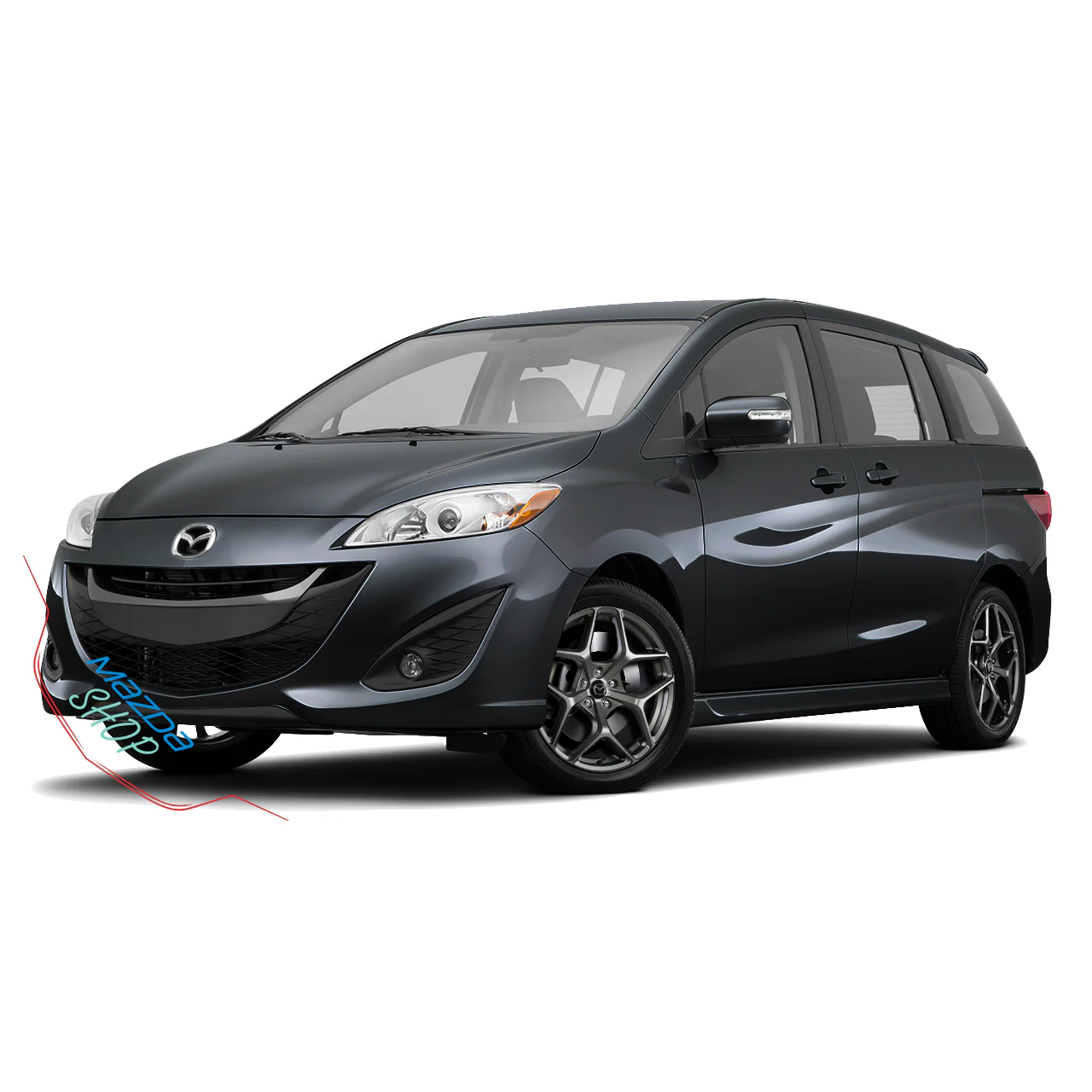 Mazda M012 Alloy Wheel (Matte Gunmetal) — 16", 17", 18", 20" - Image 11