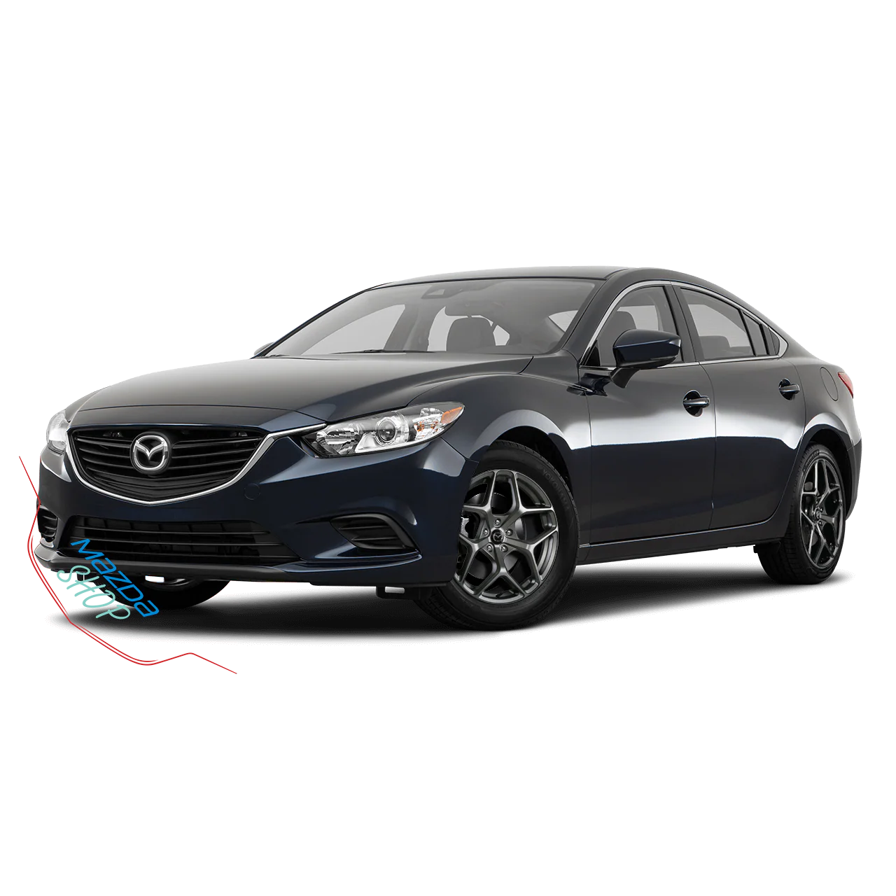 Mazda M012 Alloy Wheel (Matte Gunmetal) — 16", 17", 18", 20" - Image 12