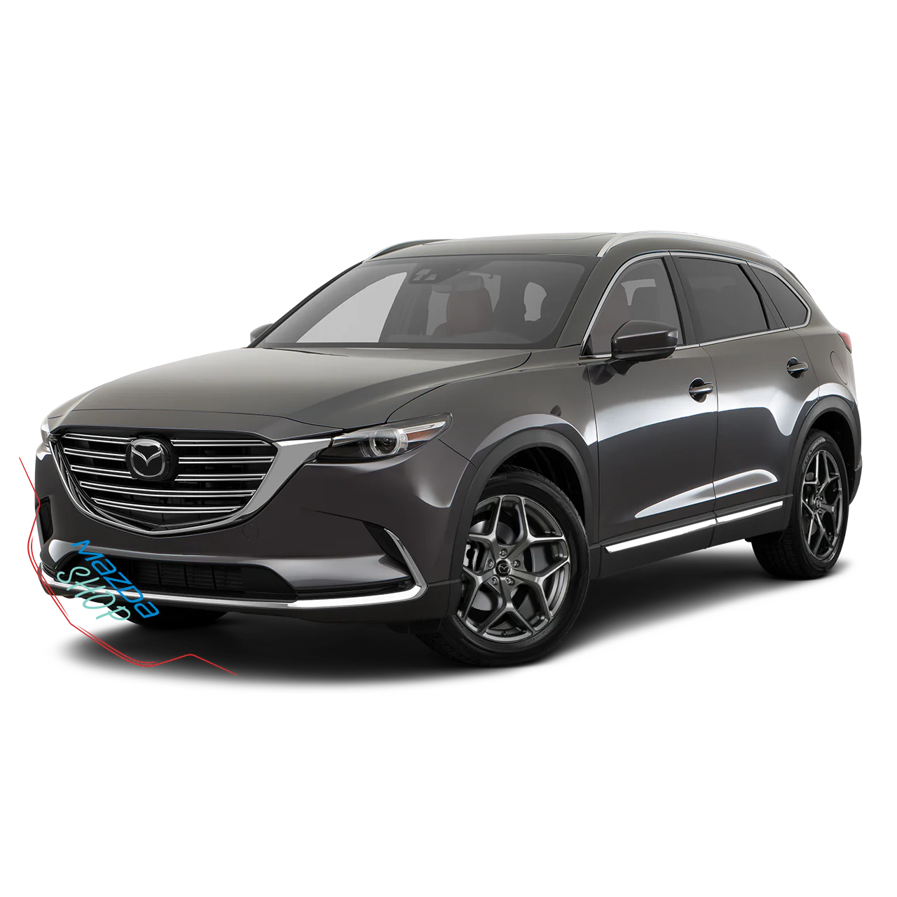 Mazda M012 Alloy Wheel (Matte Gunmetal) — 16", 17", 18", 20" - Image 15