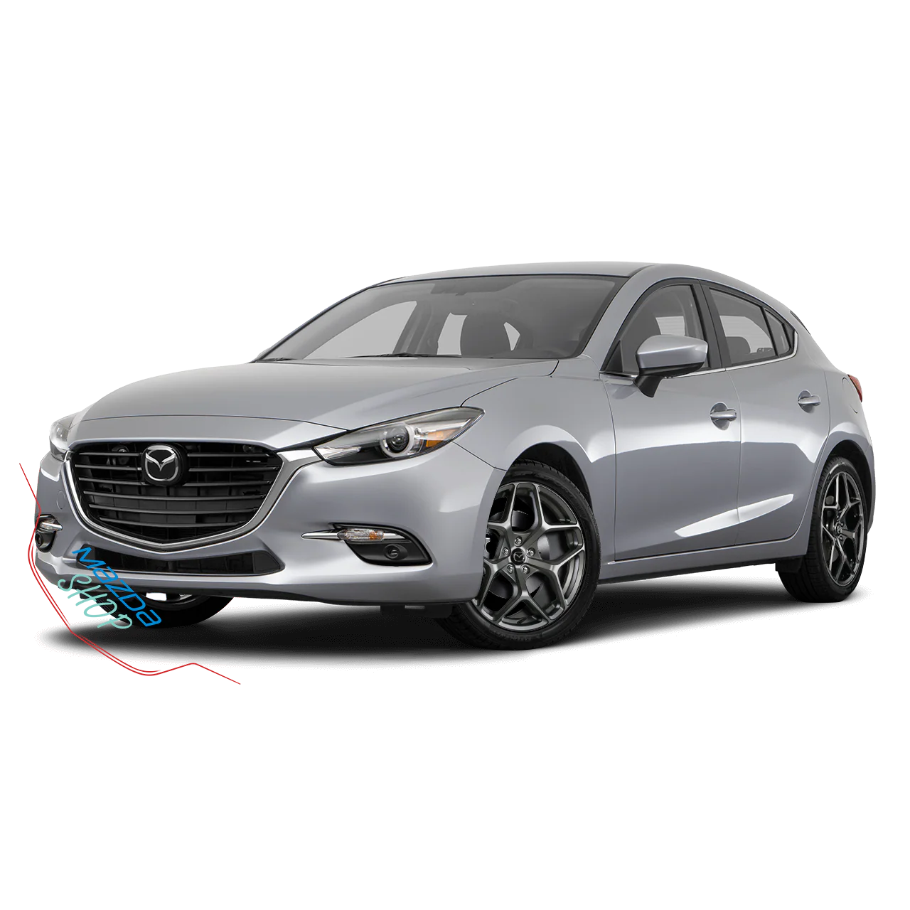 Mazda M012 Alloy Wheel (Matte Gunmetal) — 16", 17", 18", 20" - Image 9