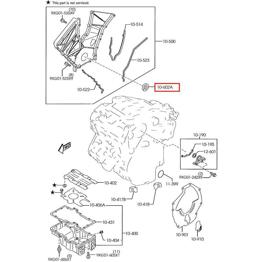 Oil Seal - Engine Crankshaft Seal | Mazda Tribute (2001-2011) - Image 3
