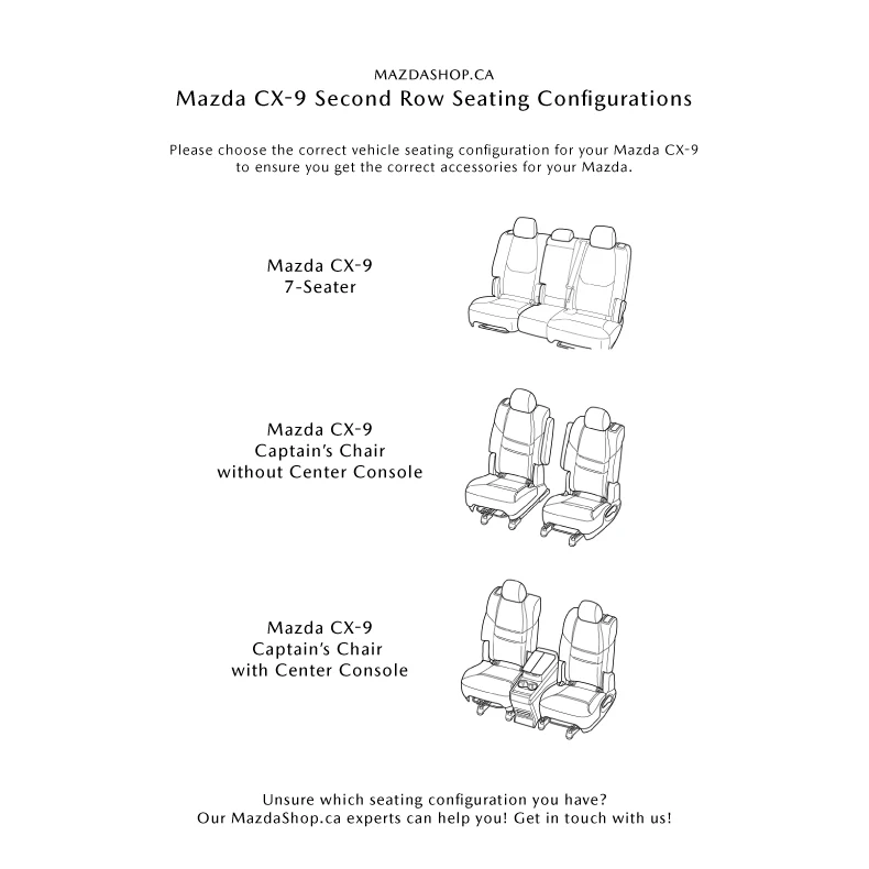 Premium Floor Liners (1st, 2nd & 3rd Rows) | Mazda CX-9 (2016-2023) - Image 4